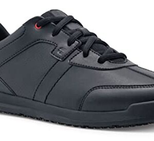 Shoes for Crews Liberty, Women's Slip Resistant, Food Service Work Sneakers, Black, Size 8 Medium