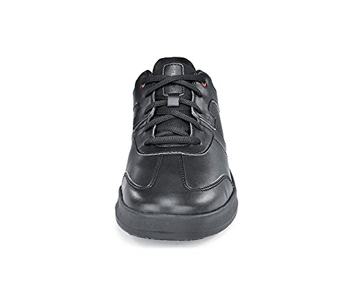 Shoes for Crews Liberty, Women's Slip Resistant, Food Service Work Sneakers, Black, Size 8 Medium