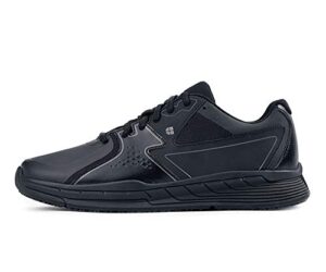 shoes for crews condor men's work shoes, slip resistant, water resistant, black, size 10.5