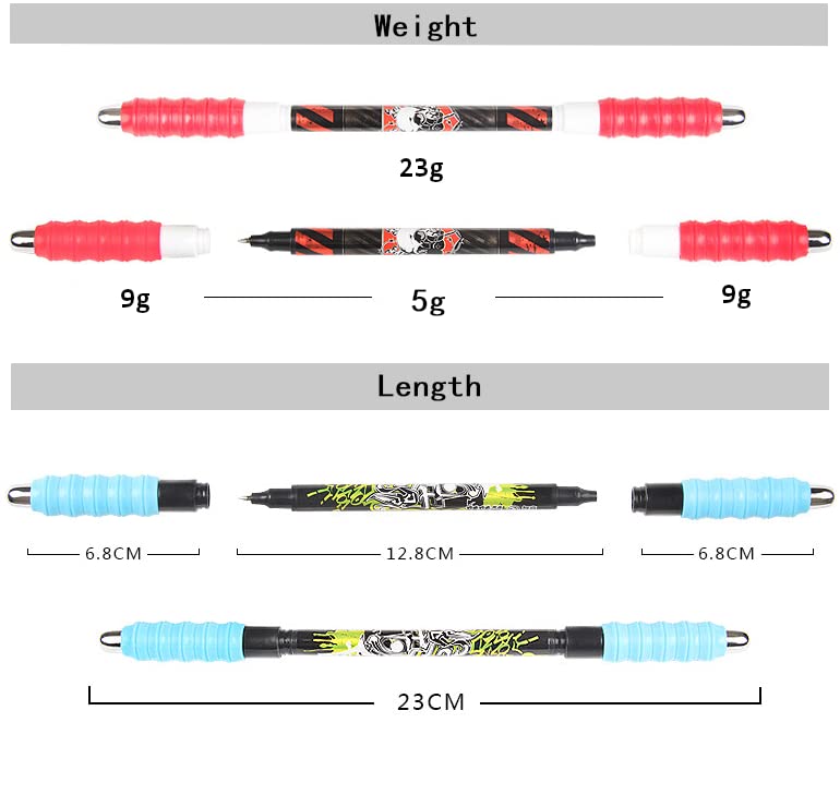 Fengirl ZG-5027 V.6.0 Non Slip Coated 23cm Spinning Pen (Random color)