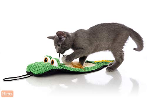 Hartz Just For Cats Gator Scratch Toy Mat (color may vary), All Breed Sizes