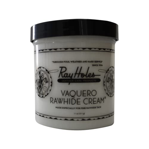 Ray Holes Leather Care Products Vaquero Rawhide Cream, Ideal For Conditioning And Water-Proofing Rawhide and Other Fine and Exotic Leathers, Pint Container