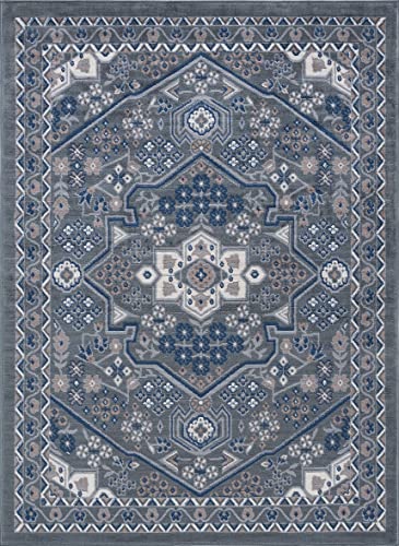 Universal Rugs Logan Area Rug, 4' x 5', Gray