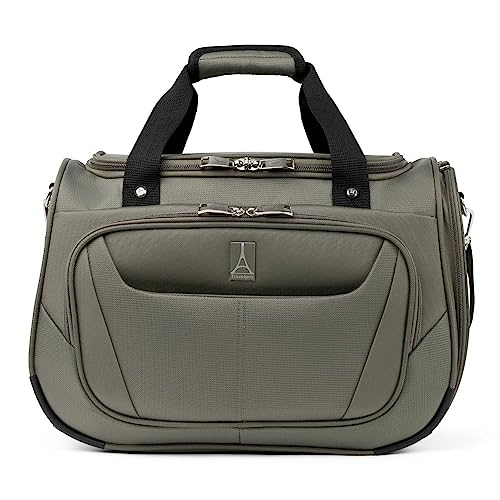 Travelpro Maxlite 5 Softside Lightweight Underseat Carry-On Travel Tote, Overnight Weekender Bag, Men and Women, Slate Green, 18-Inch