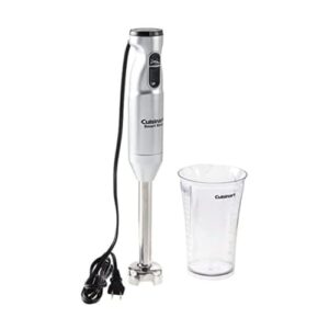 Cuisinart Hand Blender, Smart Stick 2-Speed Hand Blender- Powerful & Easy to Use Stick Immersion Blender for Shakes, Smoothies, Puree, Baby Food, Soups & Sauces, Silver, CSB-175SVP1