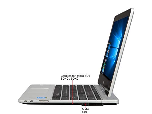 2018 HP EliteBook Revolve 810 G3 11.6" HD Touchscreen Laptop Computer, Intel Core i5-5200U up to 2.70GHz, 4GB RAM, 128GB SSD, USB 3.0, WLAN 802.11ac, Windows 10 Professional