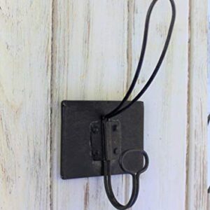 Entryway Wall Hooks - Farmhouse Bathroom Wall Hooks - Industrial Coat Hook - Rustic Coat Rack - Fixer Upper Style - Wall Coat Rack - Towel Rack