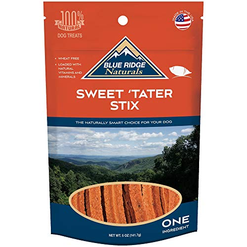 Blue Ridge Naturals Sweet Potato Stix Dog Treats, 5 oz.