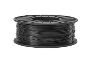 abs 3d filament 1.75mm diameter - no tangle, no clogging & good impact resistance - black -1kg