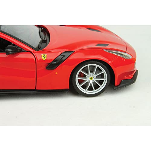 Bburago Ferrari F12 TDF, Red 26021R - 1/24 Scale Diecast Model Toy Car, unisex-child