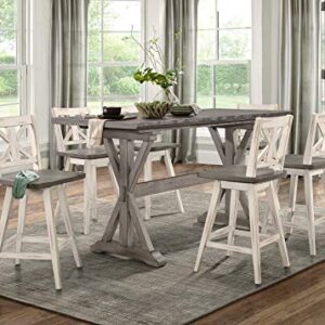 Homelegance Amsonia 72" x 30.5" Counter Height Table, Gray