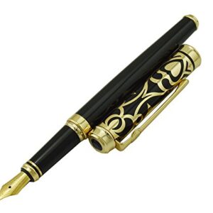 Lanxivi Duke Sapphire Fude Pen Calligraphy Fountain Pen Fine to Broad Size for Signature and Art Drawing