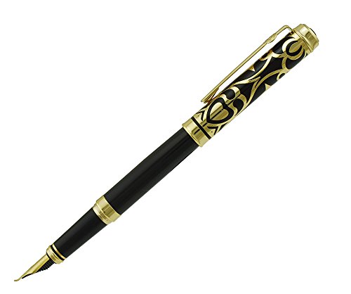 Lanxivi Duke Sapphire Fude Pen Calligraphy Fountain Pen Fine to Broad Size for Signature and Art Drawing