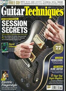 guitar techniques magazine, june, 2017 no. 270 free cd missing.
