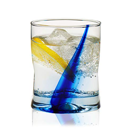 Libbey Blue Ribbon Impressions 16-Piece Tumbler and Rocks Glass Set