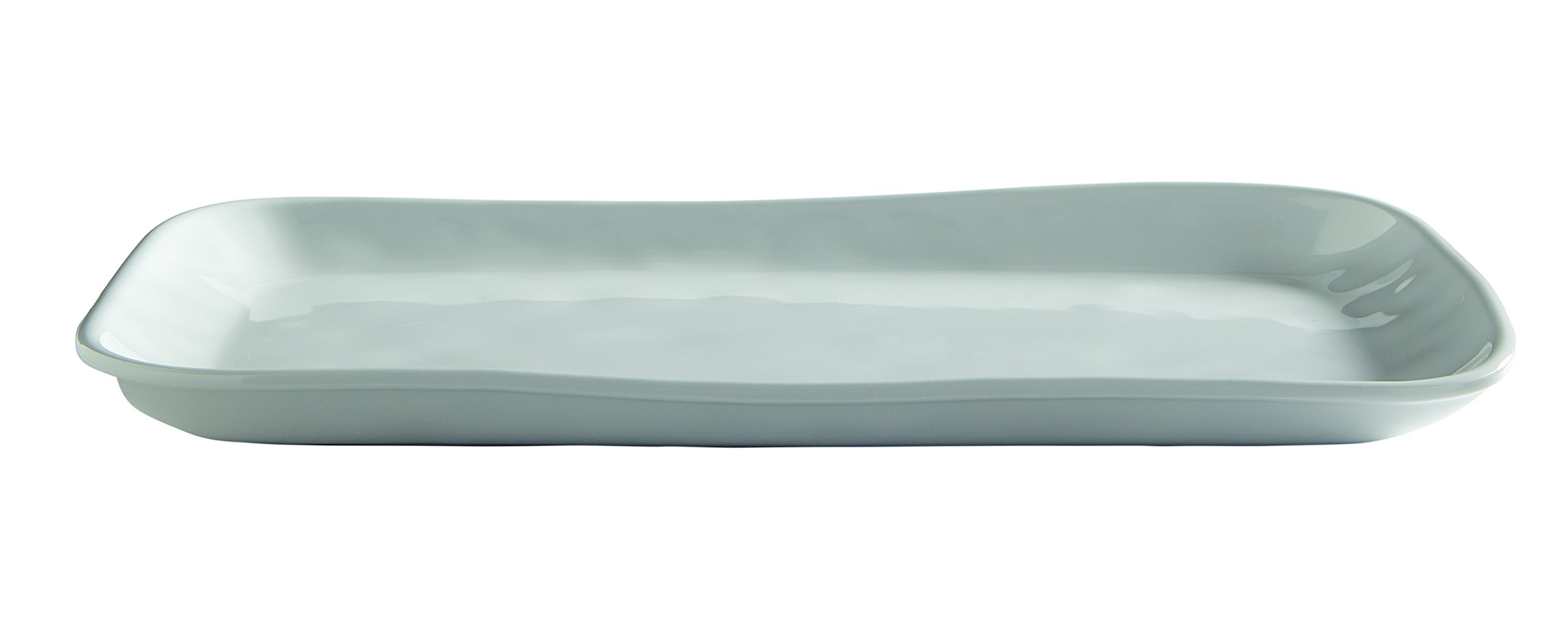 American Metalcraft CP12CL Rectangular Platter, Cloud, Crave Collection, 12-Inches