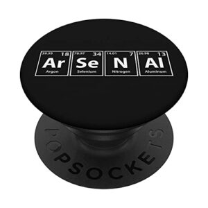 periodic tees co. arsenal (ar-se-n-al) periodic table elements spelling popsockets stand for smartph