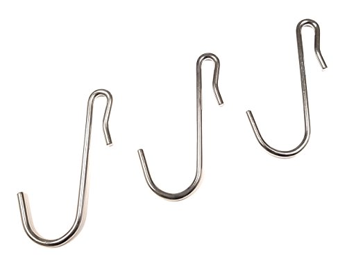 eeZe Rack ST-JH-01 304 Stainless Steel Heavy Duty S Hooks S Shaped Hooks Hangers (20-pack, 304 Stainless)