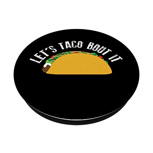 Hannah Hart Let's Taco Bout It Sweatshirt PopSockets PopGrip: Swappable Grip for Phones & Tablets