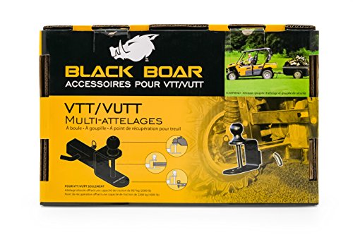 ATV/UTV Mount with Hitch Ball and Winch Strap Loop (2" Ball 2" Shank) (66025)