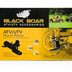 ATV/UTV Mount with Hitch Ball and Winch Strap Loop (2" Ball 2" Shank) (66025)