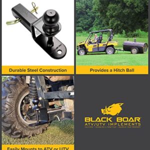 ATV/UTV Mount with Hitch Ball and Winch Strap Loop (2" Ball 2" Shank) (66025)