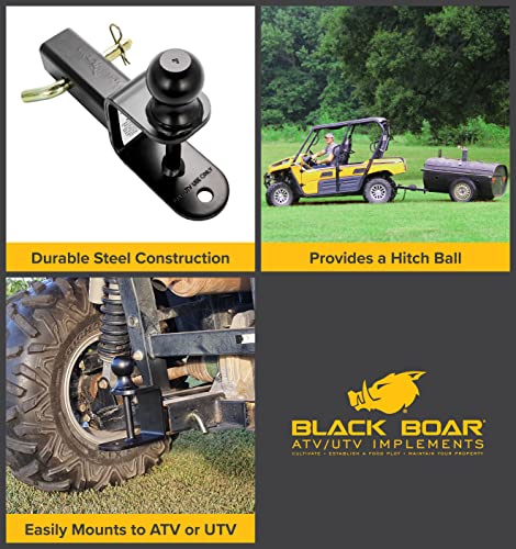 ATV/UTV Mount with Hitch Ball and Winch Strap Loop (2" Ball 2" Shank) (66025)