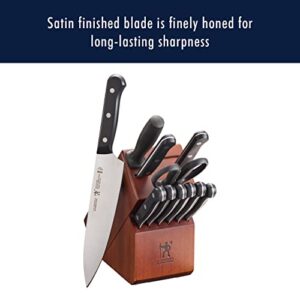 HENCKELS Solution Razor-Sharp 12-pc Knife Set, Chef Knife, Bread Knife, Steak Knife, German Engineered Informed by 100+ Years of Mastery