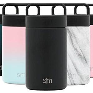 Simple Modern Food Jar Thermos for Hot Food | Reusable Stainless Steel Vacuum Insulated Leak Proof Lunch Storage for Smoothie Bowl, Soup, Oatmeal | Provision Collection | 16oz | Midnight Black