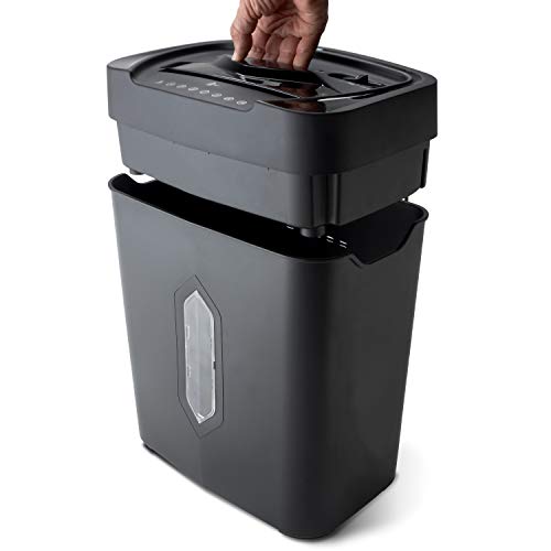 Aurora AU1220XA 12 Sheet Crosscut Paper and Credit Card Shredder with 5.2 gal Wastebasket