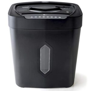 Aurora AU1220XA 12 Sheet Crosscut Paper and Credit Card Shredder with 5.2 gal Wastebasket