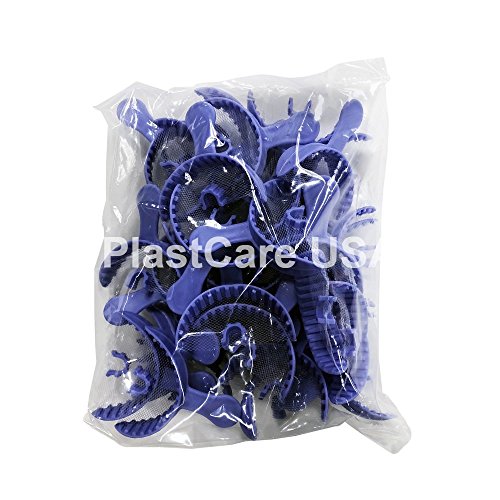 35 Anterior Disposable Dental Bite Registration Trays, Dental Impressions Trays for Teeth Molds, 1 Box of 35 Bite Trays