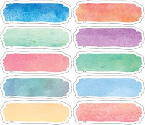 teacher created resources watercolor labels magnetic accents