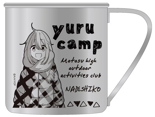 Yuru Camp Nadeshiko Kagamihara Character Metal Tin Mug Travel Cup Cospa Collection Anime Art