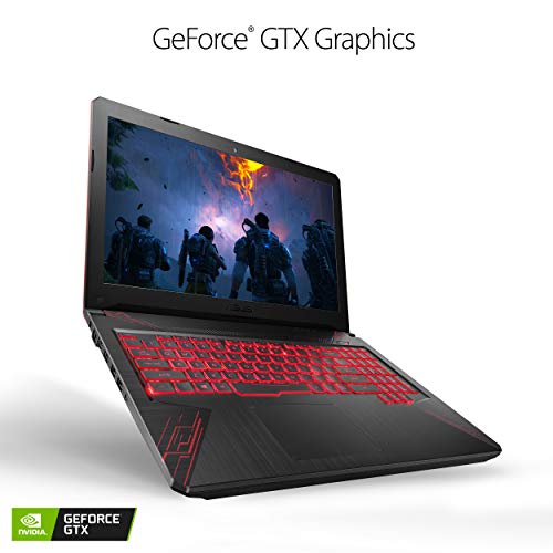 ASUS TUF Thin & Light Gaming Laptop PC (FX504) 15.6” Full HD, 8th-Gen Intel Core i5-8300H (up to 3.9GHz), GeForce GTX 1050 2GB, 8GB DDR4 2666 MHz, 1TB FireCuda SSHD, Windows 10 64-bit - FX504GD-ES51