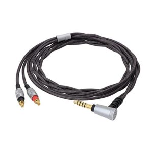 audio-technica hdc114a/1.2 4.4mm detachable balanced audiophile headphone cable for on-ear & over-ear headphones