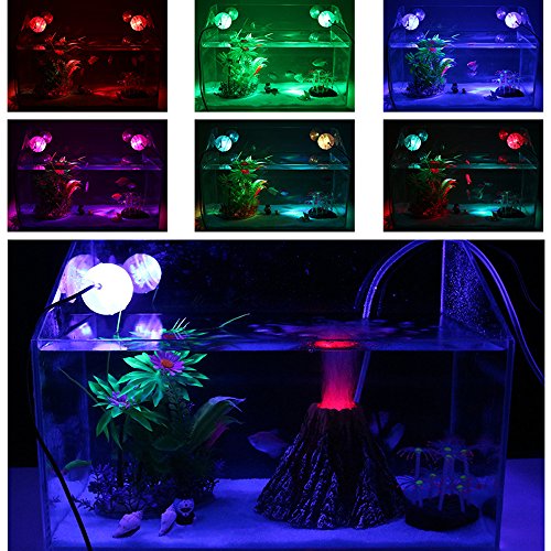 Supyouleg LED Aquarium Light Fixtures Small Gallon Submersible Planted Fish Tank Lights for Saltwater and Freshwater Aquariums