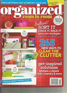 organized room by room, 2014 issue, 85 (265 new ways to clear the clutter)