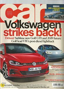 car magazine uk march 2017 issue 656, fits volkswagen strikes back!