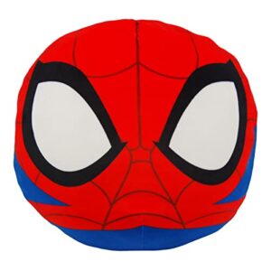 marvel's spider-man, "spider-man" 3d ultra stretch cloud pillow, 11" round, multi color