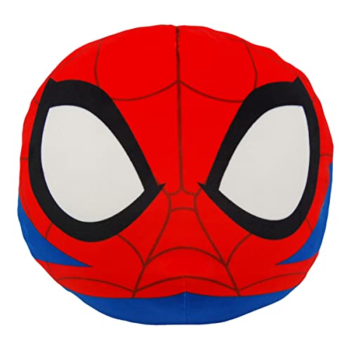 Marvel's Spider-Man, "Spider-Man" 3D Ultra Stretch Cloud Pillow, 11" Round, Multi Color