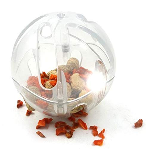 LIANCHI Parrot Creative Foraging Systems Foraging Ball- Bird Intelligence Growth Cage Acrylic Box Toys (A)