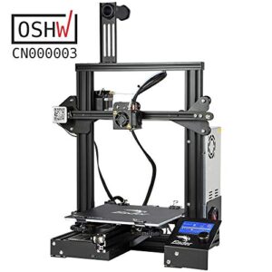 Official Creality Ender 3 3D Printer Fully Open Source with Resume Printing Function DIY 3D Printers Printing Size 8.66x8.66x9.84 inch