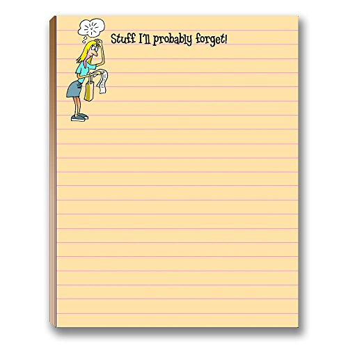 Stonehouse Collection Funny To Do List Notepads Assorted Pack - 4 Pads For Your Lists - Office Notepads - USA Made (Funny Pack)