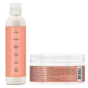 Shea Moisture Coconut & Hibiscus Kids Combo Pack - Includes Kids Curling Butter Cream, 6 Oz & Kids Curl & Shine 2-in-1 Shampoo & Conditioner, 8 Oz