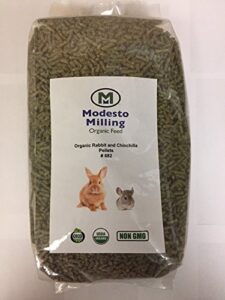 modesto milling organic, non gmo rabbit & chinchilla pellets,10 lbs; item# 682