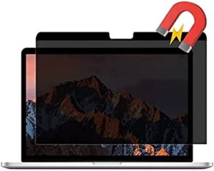 easy on/off magnetic privacy screen filter,compatible with macbook pro 13 inch (2016-2020) and macbook air 13 inch 2018-2020 (a1932,a2179)-anti glare