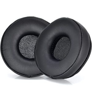 move ear pads - replacement 25h ear cushion pillow parts cover seals foam compatible with jabra move / 25h wireless/plantronics backbeat fit 505 500 on-ear bluetooth headphones, softer leather