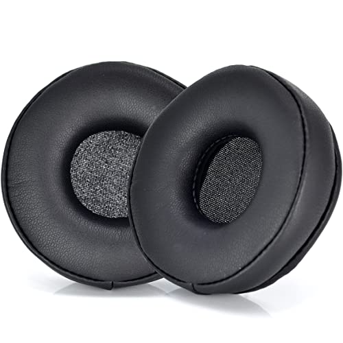 Move Ear Pads - Replacement 25h Ear Cushion Pillow Parts Cover Seals Foam Compatible with Jabra Move / 25h Wireless/Plantronics BackBeat FIT 505 500 On-Ear Bluetooth Headphones, Softer Leather