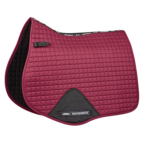 Weatherbeeta Prime All Purpose Saddle Pad, Maroon, Full